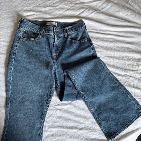 Abercrombie & Fitch Blue Boot Cut Jeans - Picture 4 of 5